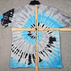DEF LEPPARD SHIRT Mens LARGE BLUE PINK TIE DYE CONCERT MUSIC ROCK METAL NWT