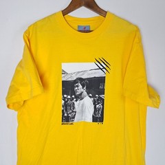 Bruce Lee x Shoe Palace T-Shirt Mens Large Yellow Short Sleeve Dragon Logo