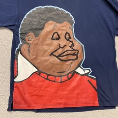 Vintage Platinum Fubu Fat Albert Shirt Mens XXL Blue Hip Hop Streetwear Y2K
