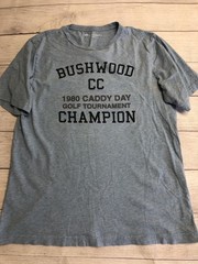 Travis Mathew Shirt Mens Medium Bushwood CC Caddy Day Golf Tournament Champion