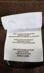 C Port and Company T-Shirt Mens L Brown Graphic Tee Short Sleeve Cotton Beer