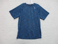 Reebok Shirt Medium Adult Blue Athletic Stretch Lightweight Logo Modern Mens M
