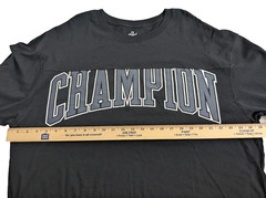 Champion Men’s Spellout Logo Black Sweatshirt Size XL Long Sleeve Nwt