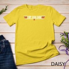 Top Dog Dad Funny Vintage 80’s Gift Dog Father Father’s Day Unisex T-shirt
