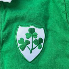 Green Irish Shamrock Rugby Jersey Ireland Shirt XL Heavy Cotton St Patrick’s Day