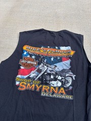 Vintage 2007 Harley-Davidson Men’s Black Sleeveless Graphic Tank Top