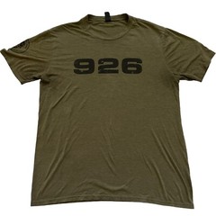 Perfect Tri T Shirt Mens Large Army Green Short Sleeve 926 ang Lion Graphic Tee