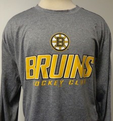 BOSTON BRUINS HOCKEY CLUB OFFICIAL LICENSED LONG SLEEVE T SHIRT MENS SIZE 2XL