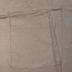 BVD Men’s Beige Tan Pocket T-Shirt Size M 38-40 100% Cotton Made USA