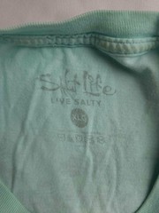 Salt Life T-Shirt Mens Size XL Mint Green Graphic Pocket Crew Neck Beach Casual