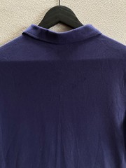 J Lindeberg Regular Fit Classic Designer Polo Pique Cotton Size Large Golf Navy