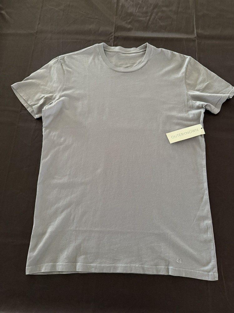 Outerknown Tee Mens Medium Grey Organic Cotton T-Shirt