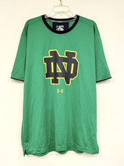 Under Armour Notre Dame Sideline Huddle Tee Men’s Size 3XL Jersey Mesh UM8139