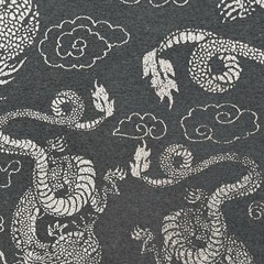 Drill Clothing Company Black Crew Neck T Shirt Men’s XL Dragon Grunge