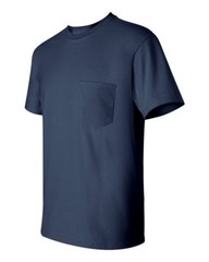 Gildan Mens NEW Size S-XL 2XL 3XL 4XL 5XL Pocket Tees 100% Cotton T-Shirts 2300