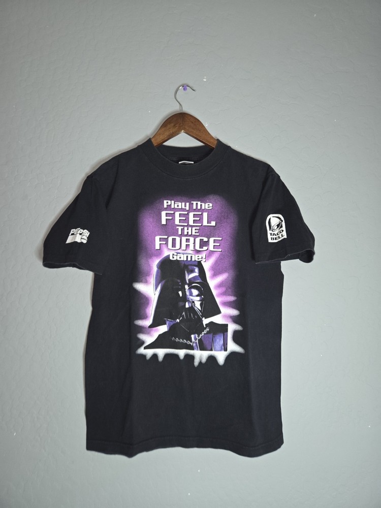 Vintage 90s Star Wars Trilogy Darth Vader Taco Bell Pepsi Promo Promo Shirt Med