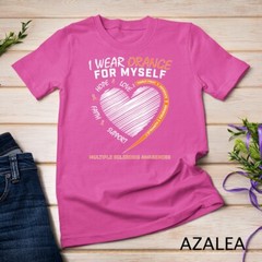Orange Multiple Sclerosis Apparel Women Men MS Awareness Unisex T-shirt