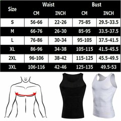 Men Slimming Body Shaper Gynecomastia T-shirt Posture Corrector Vest Compression