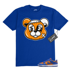 Dunk Knicks Team Royal Blue Orange Low Bright Ceramic T Shirt to Match STITCH