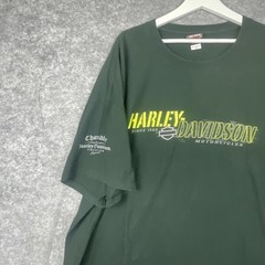 Harley Davidson Chandler Arizona Dealer Shirt 3XL Biker Green Short Sleeve