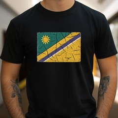 Mens Namibia Motif Cotton T-Shirt Size S to 5XL
