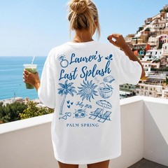 Custom Last Splash Bachelorette Shirt, Bach Party Tee, Personalized Bride Tribe