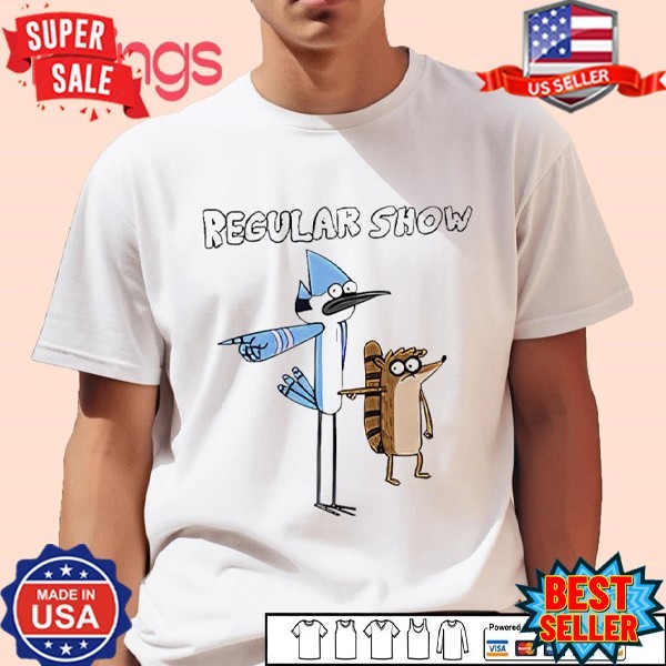 Regular Show Rigby and Mordecai T-Shirt S-5XL