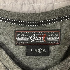Beautiful Giant Shirt Men Large Gray Tribal Pocket Tee Heather Aztec Crewneck