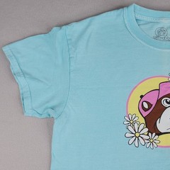 Bucees Happiness Blooms Shirt Unisex M Light Blue Daisy Jar Dual Beaver Graphic
