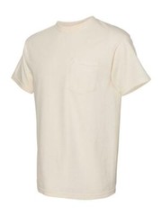 COMFORT COLORS 6030 Adult Pocket Tee – 3 First Quality Shirts – Assorted Colors