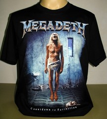 Megadeth Countdown To Extinction T-Shirt Size S M L XL 2XL 3XL Thrash Metal Band