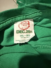 Men’s 3X Green Elf Holiday Short Sleeve T-shirt