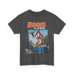 Doom Patrol T-Shirt – George Perez Art – Elasti-Girl, Robotman, Negative Man