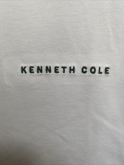 Kenneth Cole City Dweller Large T-Shirt White Short Sleeve Small Logo $49