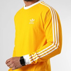 NEW MENS ADIDAS ORIGINALS CALIFORNIA TREFOIL LONG SLEEVE SHIRT~ LARGE ~ HK7287