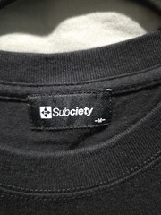 Subciety Japan T Shirt Size Medium Black Streetwear Fashion