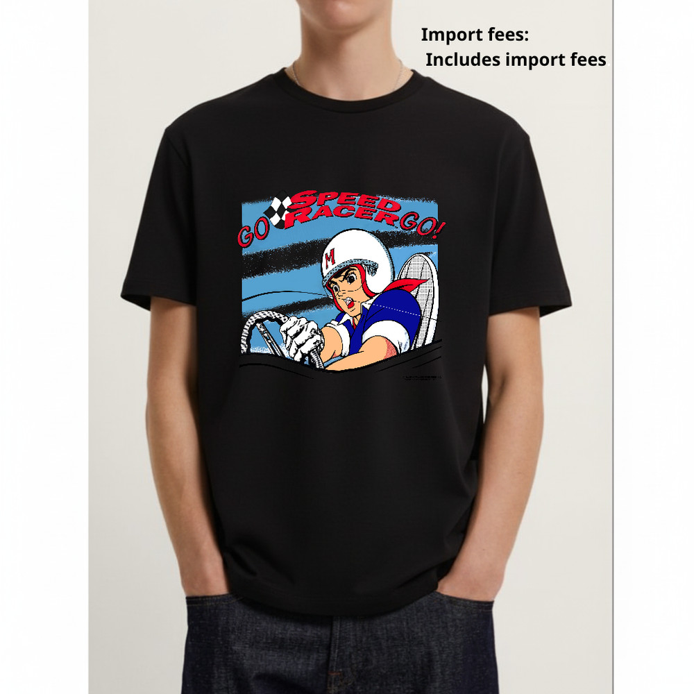 Vintage 1992 Stanley Desantis Race Car Graphic White Unisex T-Shirt