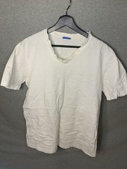 CityLAB Men’s Premium Cotton white Crew Tee Shirt (Size Large) short sleeve
