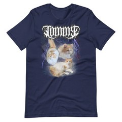 Custom Pet Portrait Comfort Tee Personalized Dog Cat Photo Shirt Gift