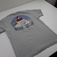 Vintage Big Dogs Tiger Woofs Nothin But Cup Golf T Shirt Mens M Gray 1997 USA