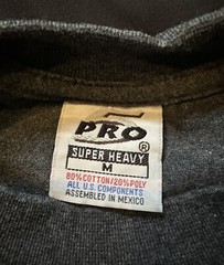 2x Pro Super Heavy T-Shirt Size Medium