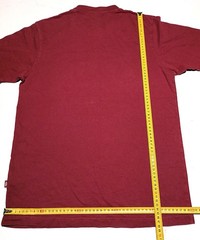 Dickies T-Shirt M Red Burgundy Classic Horseshoe Graphic Logo Cotton Tee Mens