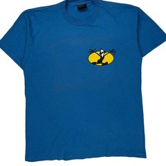 Single Stitch Looney Tunes Changes Cartoon T-Shirt – Large Blue Cotton