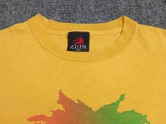 Vintage Bob Marley Freedom Fighter Music 2004 Mens T Shirt Size 1X Zion Yellow
