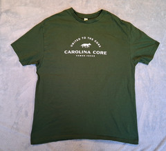 AS Colour Block Green Graphic Short Sleeve T-Shirt United the Core Carolina XL