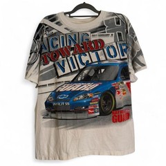 Vintage Dale Earnhardt Jr NASCAR All Over Print Tee XL