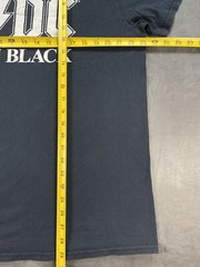 Official Merchandise AC/DC ACDC Back In Black Concert Tour XL Rock Shirt Black