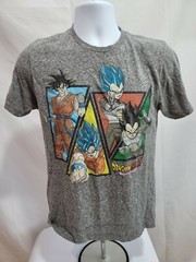 Dragon Ball Z Men’s Goku and Vegeta Character Graphic Resurrection F T-Shirt s