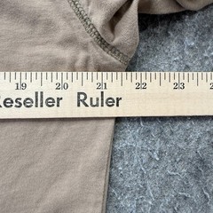 Kuhl Long Sleeve T-Shirt Men M Beige Khaki Wildfibre Crew Neck Solid Breathable