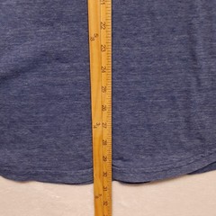 Goodlife Mens V-Neck T-Shirt Blue Heather 2XL Cotton Rayon Blend Short Sleeve